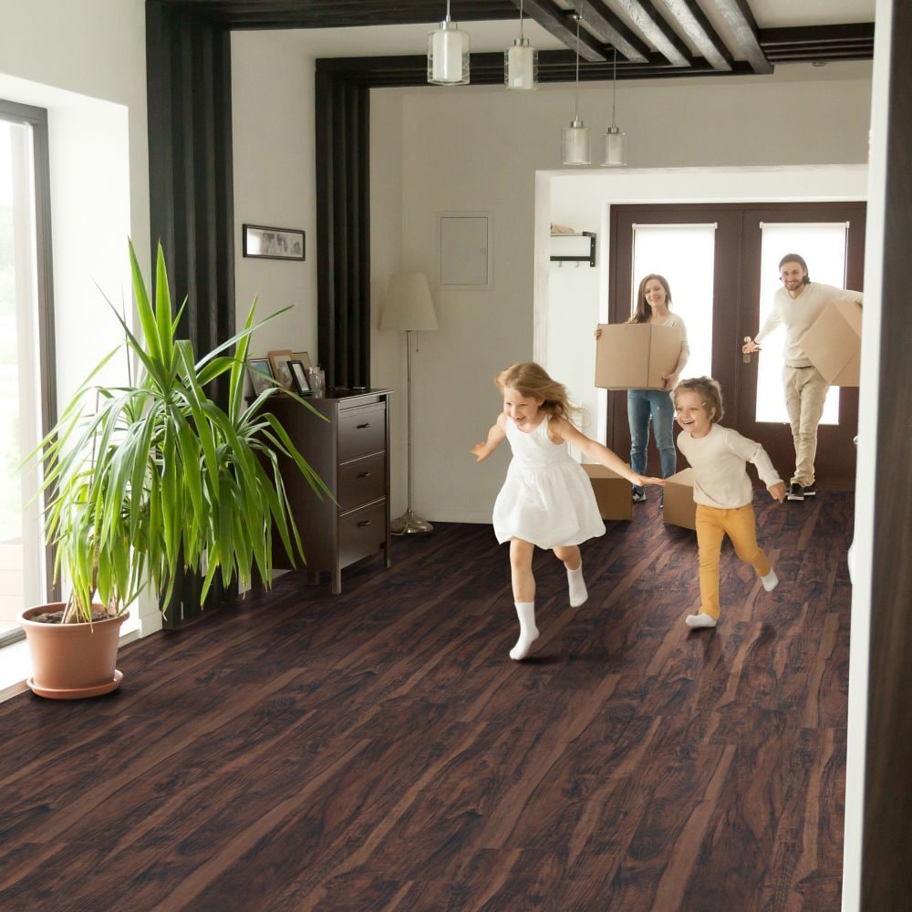 Woodlett Aged Walnut 6-inch x 48-inch Luxury Vinyl Plank Flooring (36 sq. ft. / case)