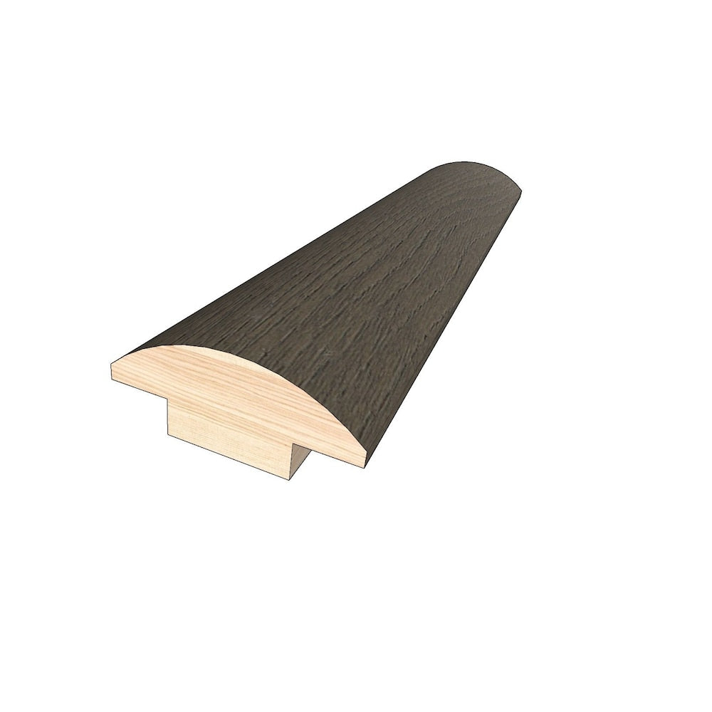 Thunder Grey 1/2-inch Thick x 2-inch Wide x 78-inch Length Hardwood T-Molding