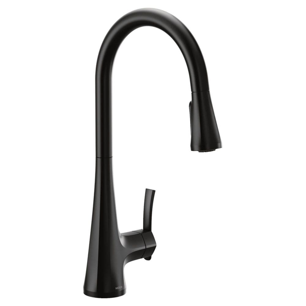 Sinema Pull Down Kitchen Faucet/Tap in Matte Black