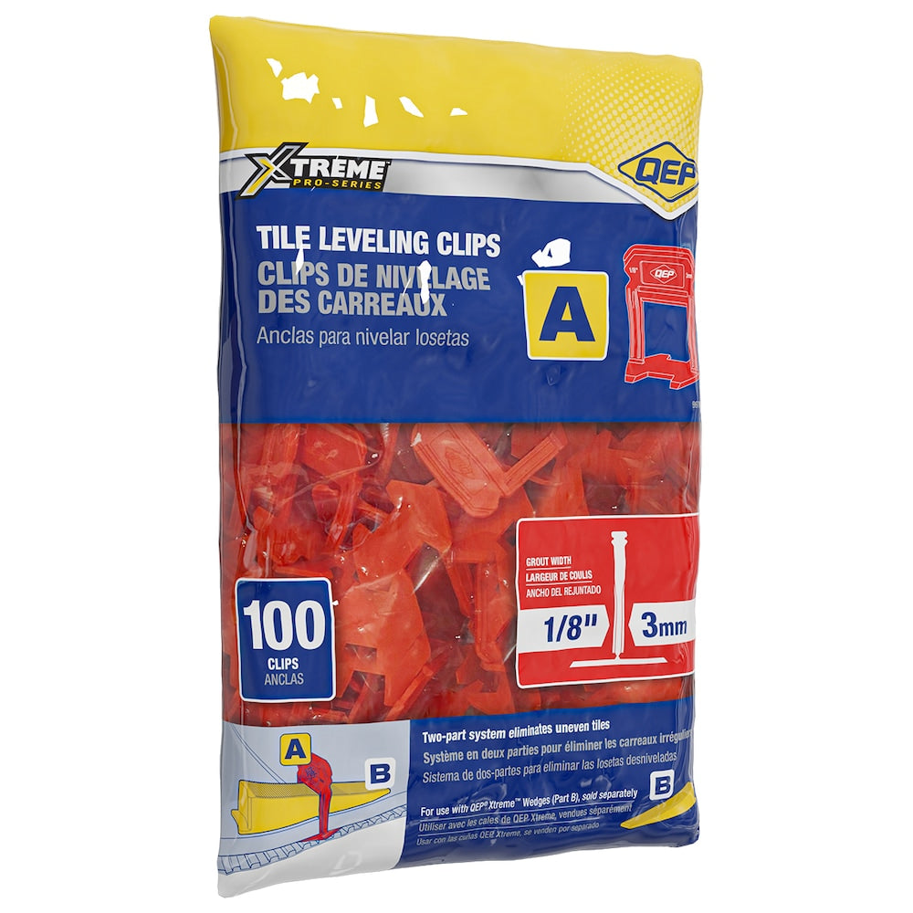 XTREME 1/8 in. Tile Levelling Clips (100 PK)