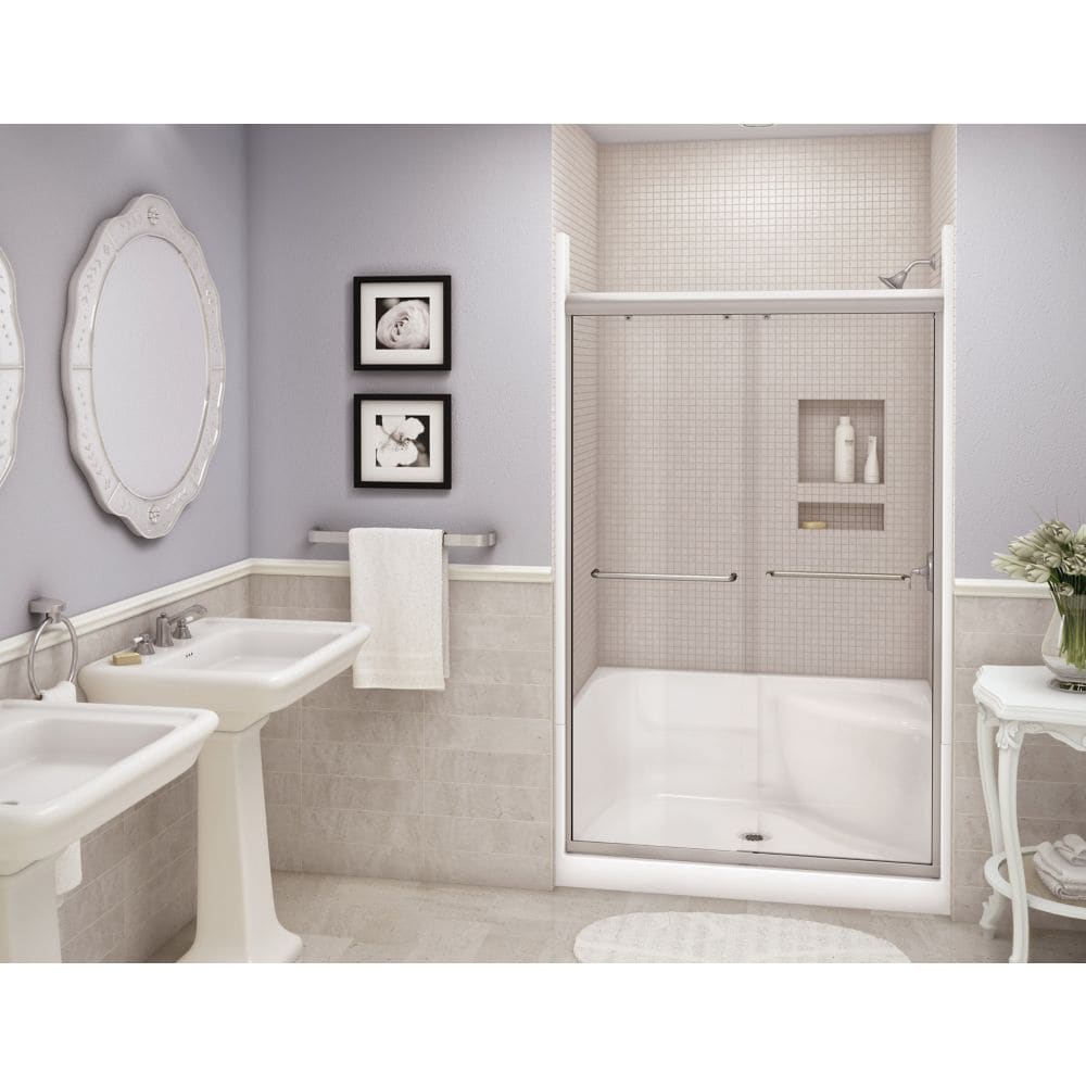 Tile Adaptor 60-inch x 6-inch x 1 3/4-inch for Essence Shower Base in White