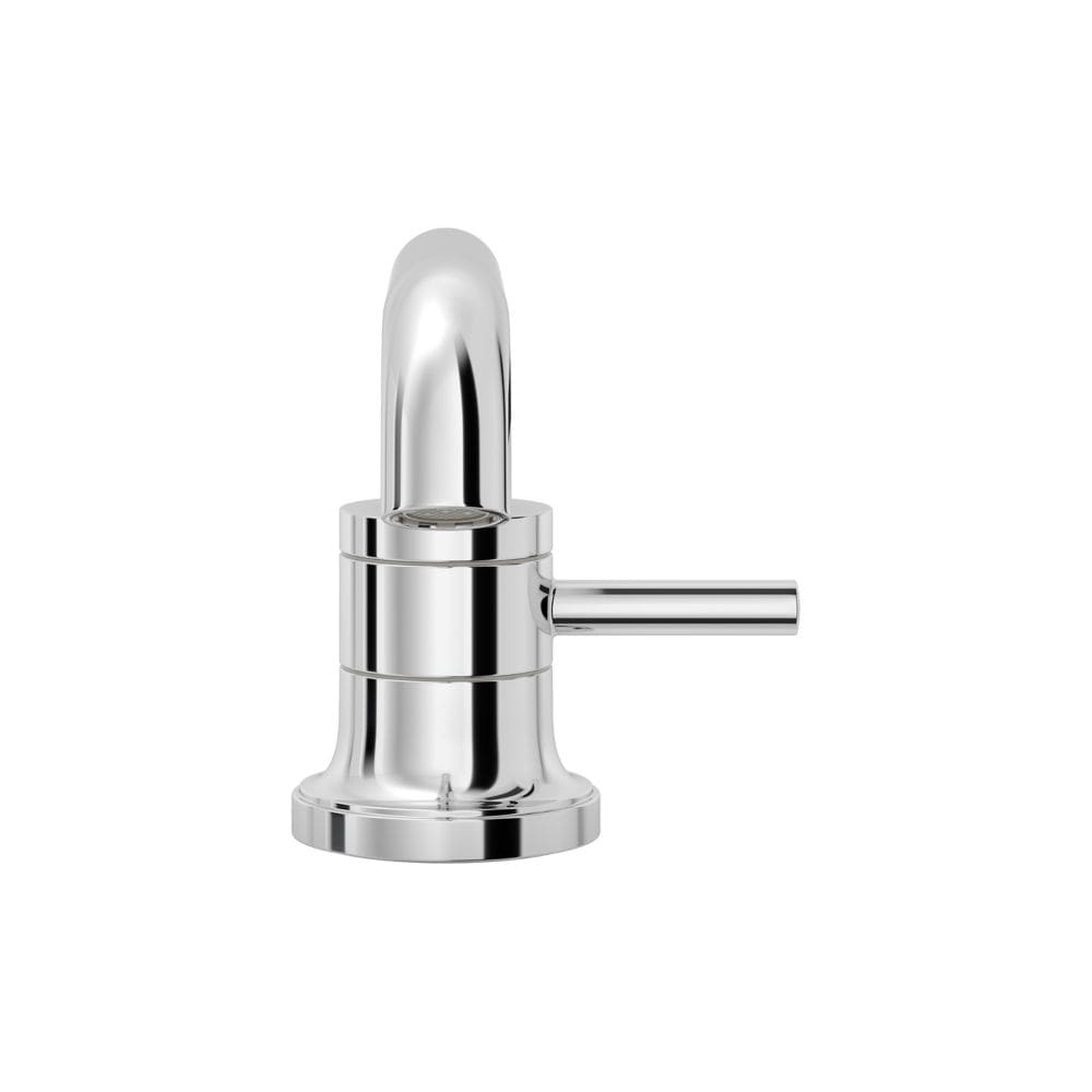 Robinet de lavabo de salle de bain à poignée unique Tenet à 1 ou 3 trous en chrome poli