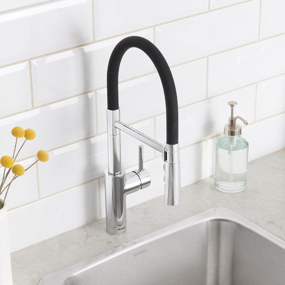CATRIS FLEXO Semi-Pro Pull-Down Kitchen Faucet - Chrome