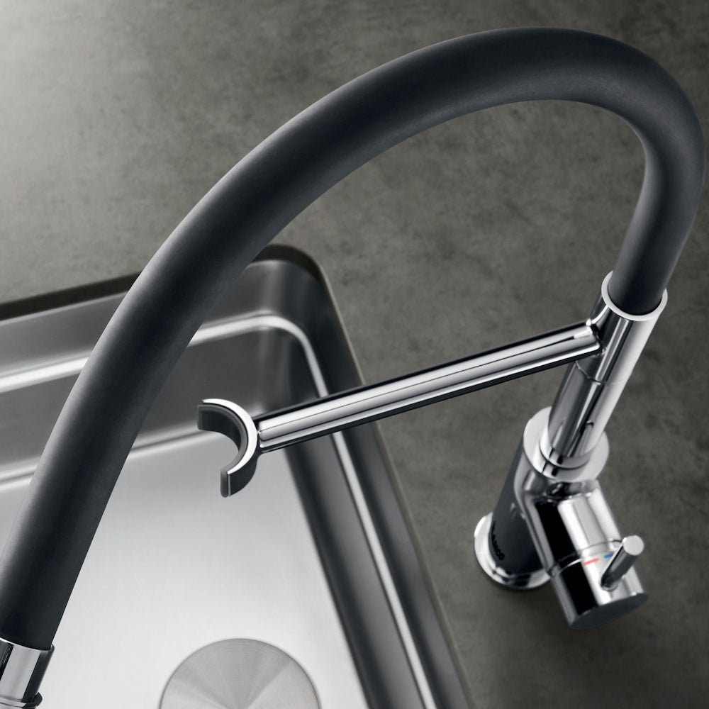 CATRIS FLEXO Semi-Pro Pull-Down Kitchen Faucet - Chrome