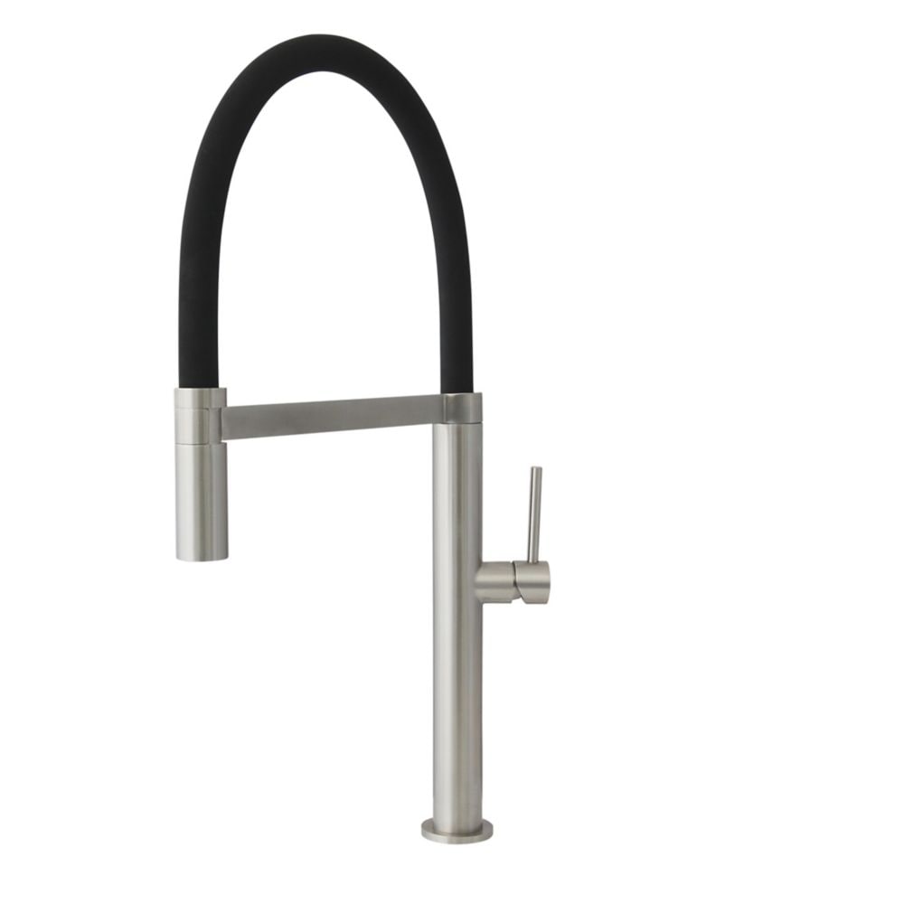 Pull Out Single Handle Stainless Steel Kitchen Faucet