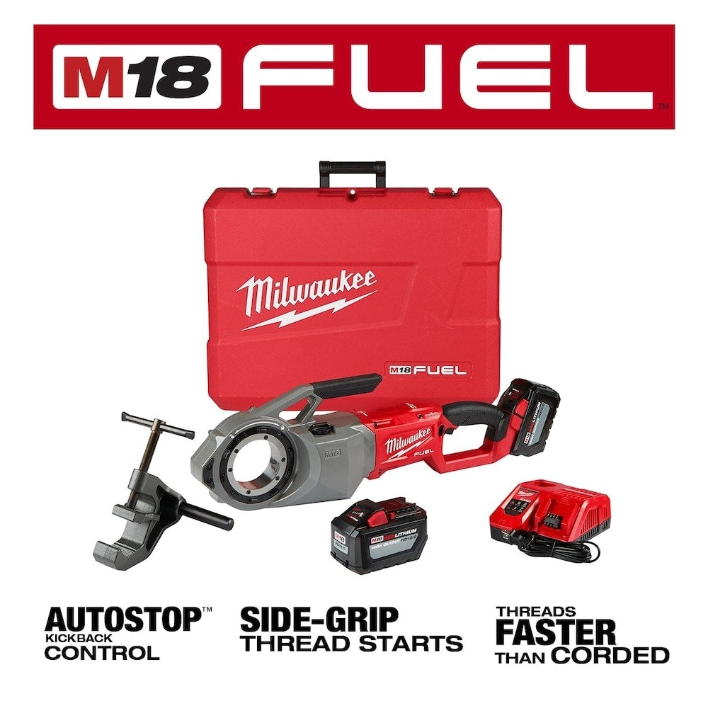 Kit d'enfilage de tuyaux sans fil M18 FUEL ONE-KEY avec (2) batteries 12,0 Ah et étui