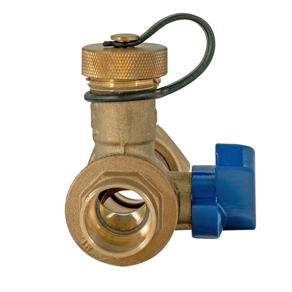 Vanne de service pour chauffe-eau sans réservoir, 3/4 po FNPT Union x 3/4 po NPT