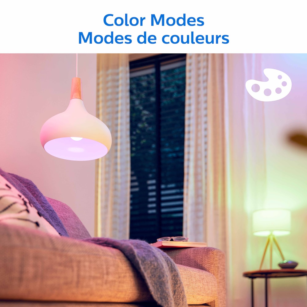 Smart LED A21 E26 100W A-Line Light Bulb, Dimmable Full Color and Tunable White (2200-6500K)