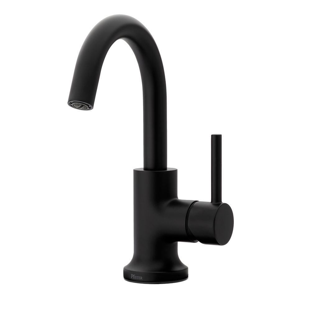 Zeelan Single Handle 1 or 3 Hole Matte Black Bathroom Sink Faucet/Tap