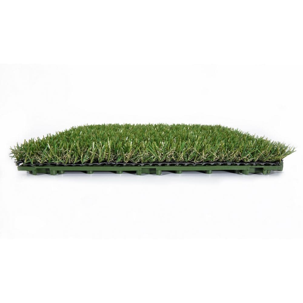 12-inch x 12-inch Artificial Turf Interlocking Tiles