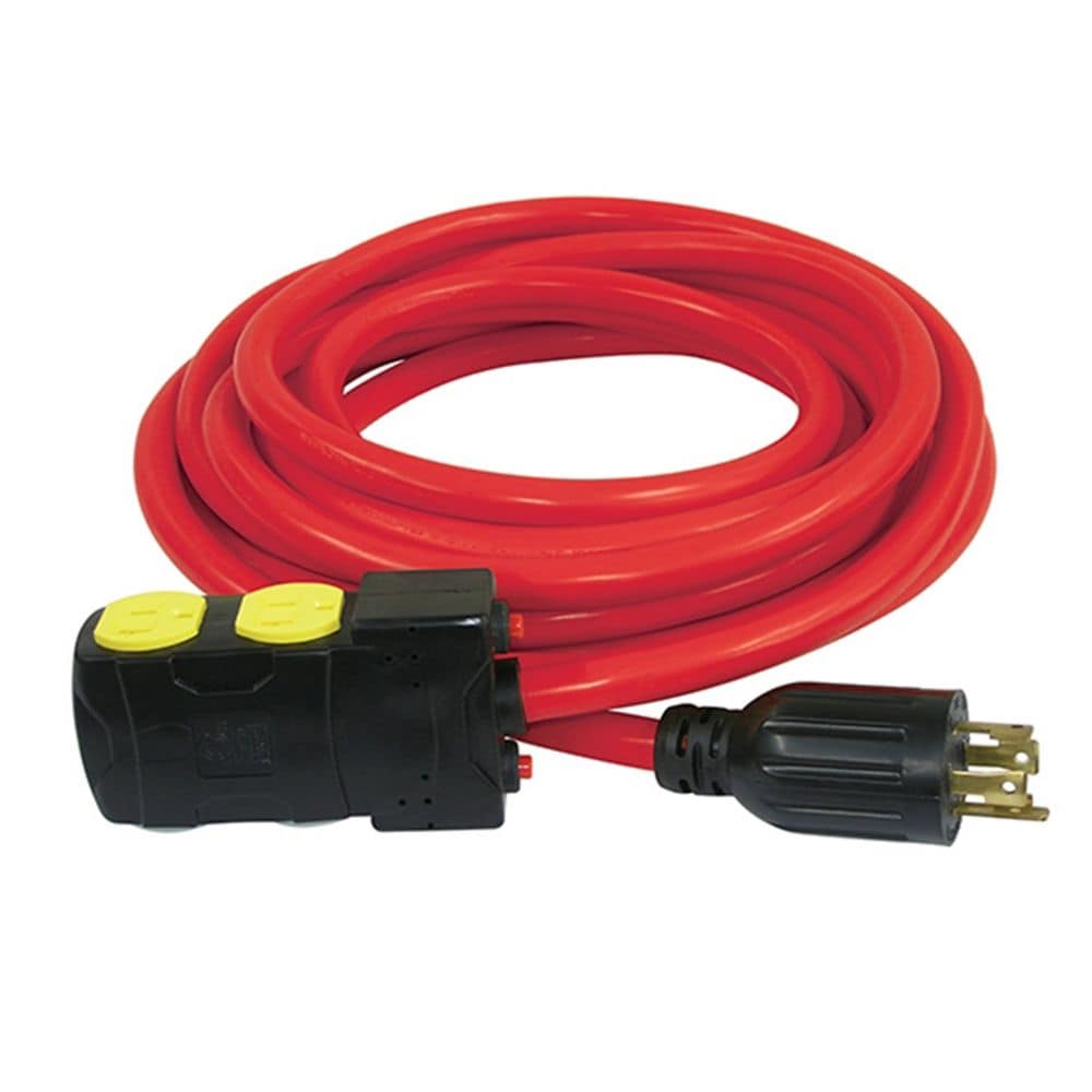 25' Generator Extension Cord with Resets