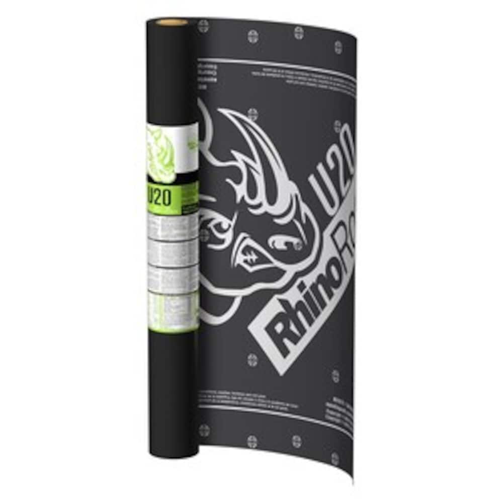 RhinoRoof  500 sq. ft. U20 Synthetic Roofing Underlayment Roll