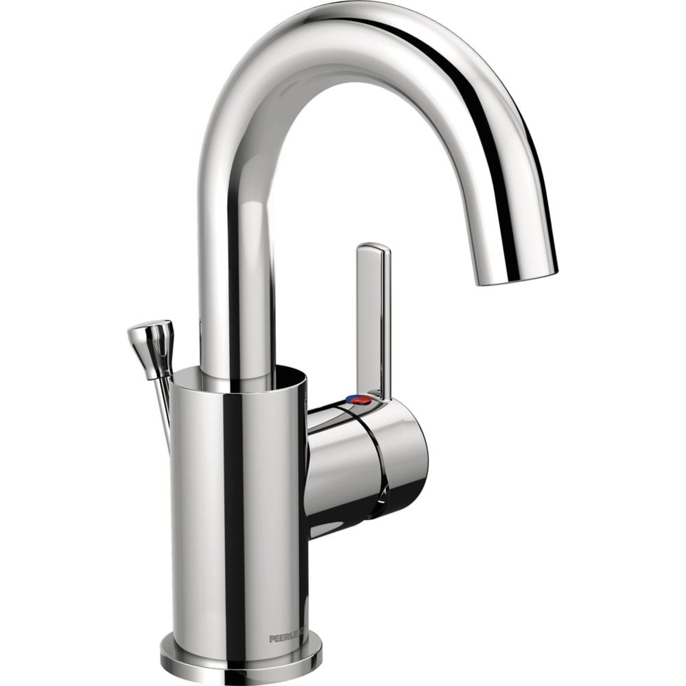Precept Single Hole Single Handle Lever Bathroom Sink Faucet Deck Mount Standard Flow Chrome