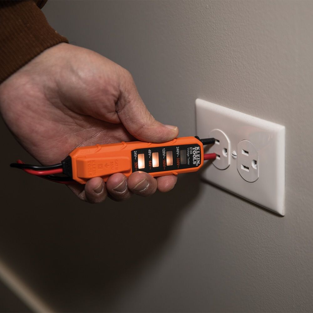3-Piece AC/DC Voltage Tester, Non-Contact Voltage Tester and Outlet Tester Tool Set