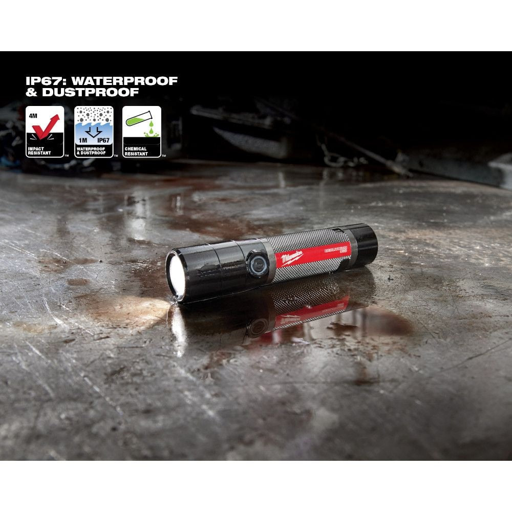 800 Lumens LED USB Rechargeable HP Fixed Focus Flashlight