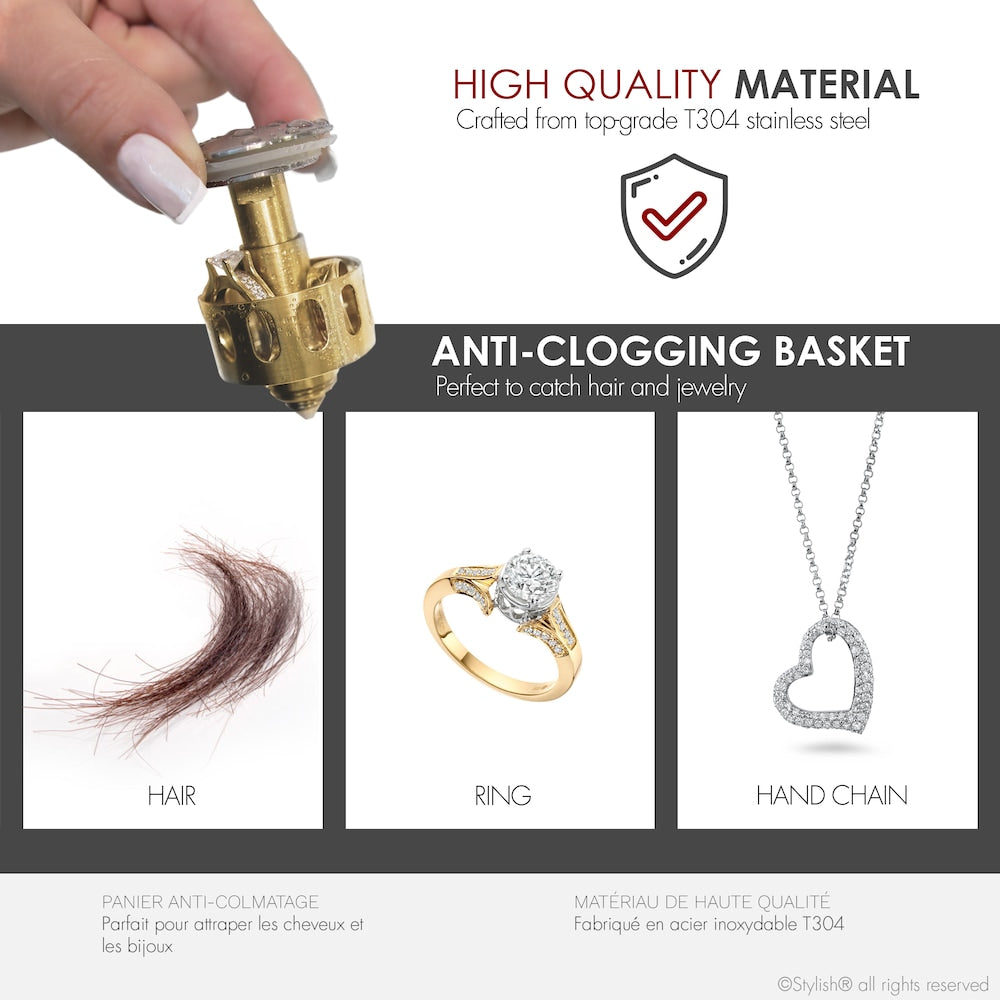 Brushed Nickel Pop-Up Bathroom Sink with Overflow