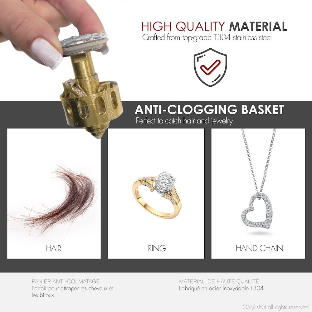 Polished Chrome Pop-Up Bathroom Sink with Overflow