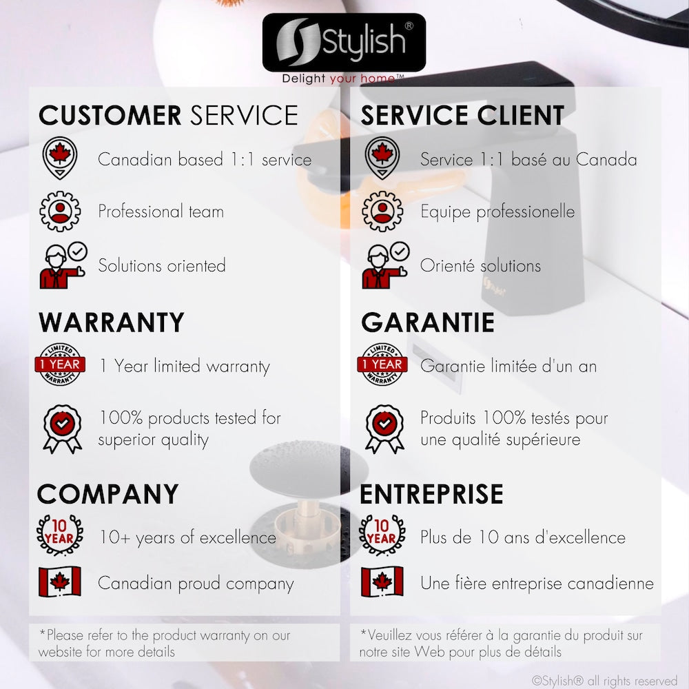 Black Matte Pop-Up Bathroom Sink with Overflow