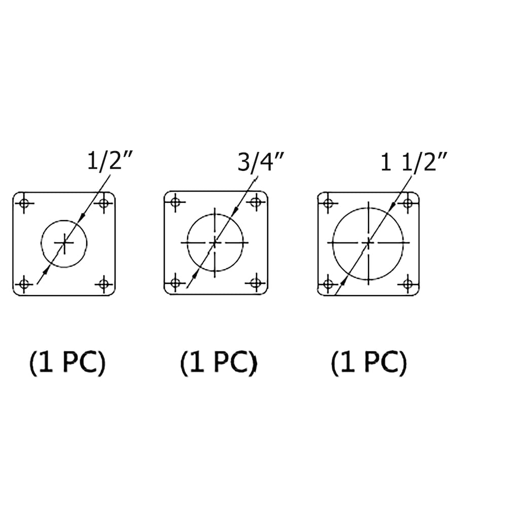 30A Locking 4-Prong L14-30 Heavy-Duty Generator Transfer Switch Inlet Box