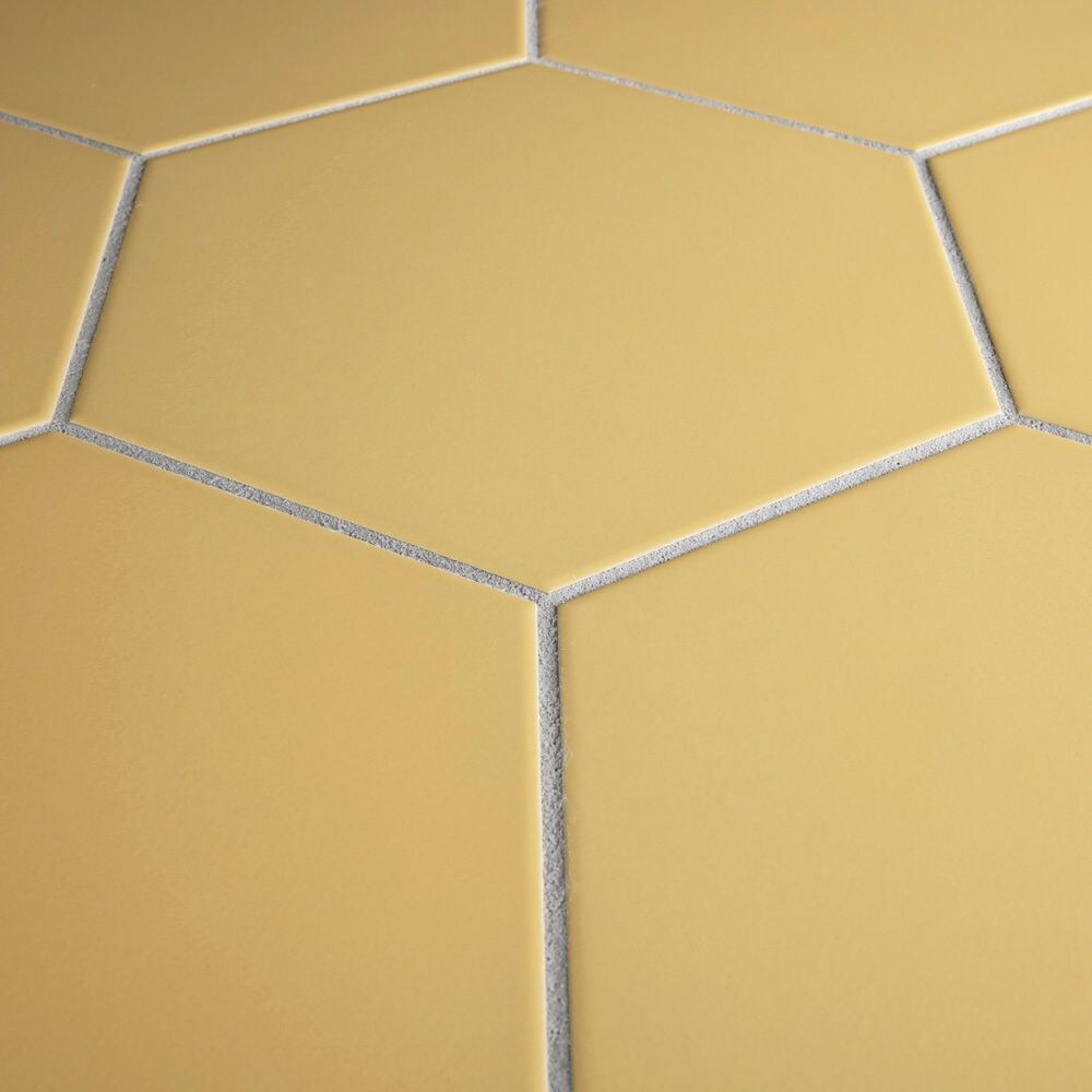 Textile Hex Dandelion 8-5/8-inch x 9-7/8-inch Porcelain Floor and Wall Tile (11.56 sq. ft. / case)