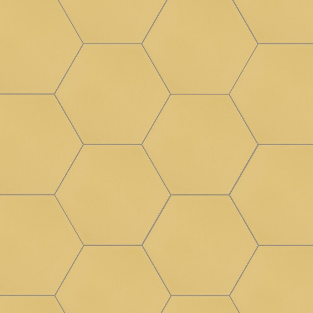 Textile Hex Dandelion 8-5/8-inch x 9-7/8-inch Porcelain Floor and Wall Tile (11.56 sq. ft. / case)