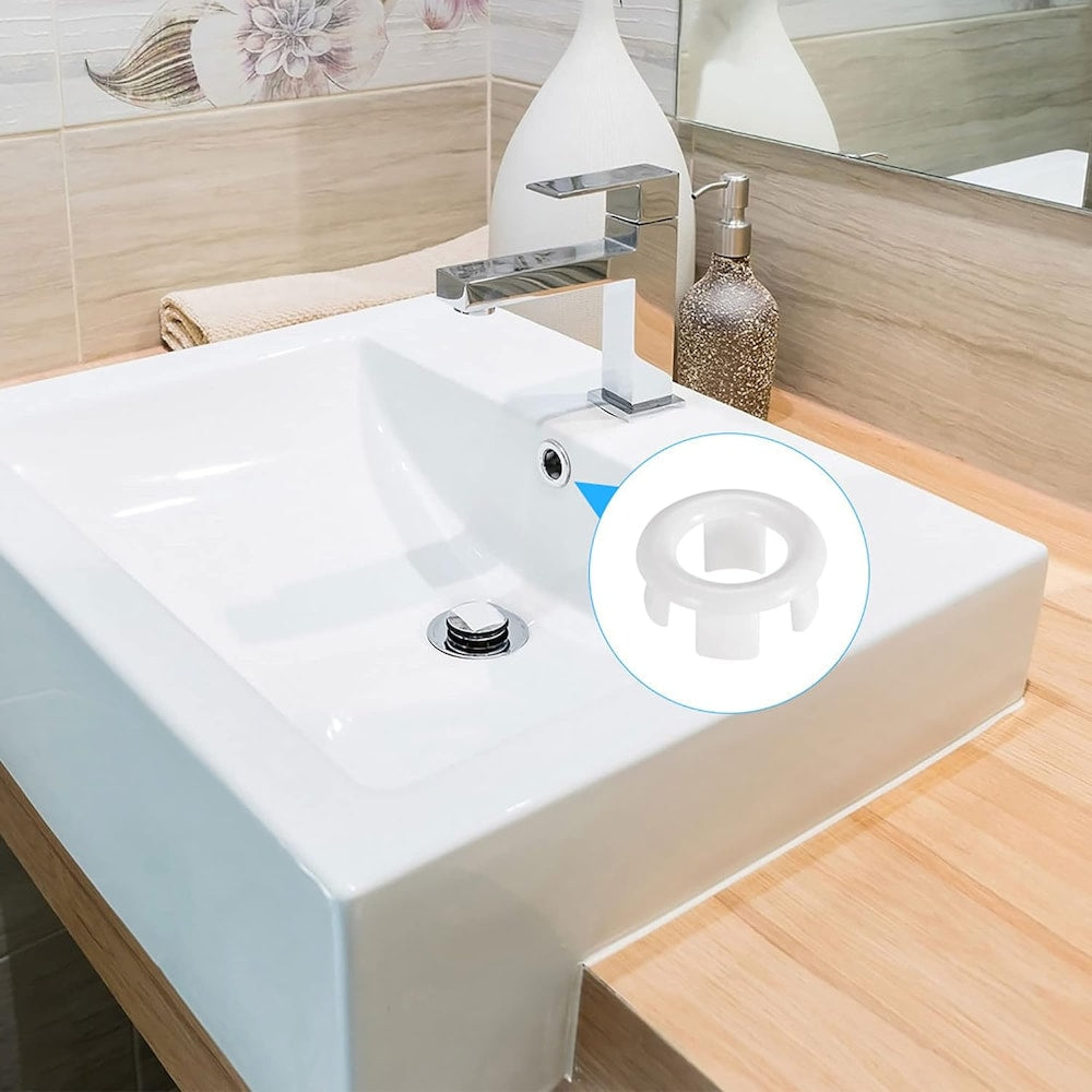 1.25-in. W Stainless Steel Overflow Cap In White Color AI-20334