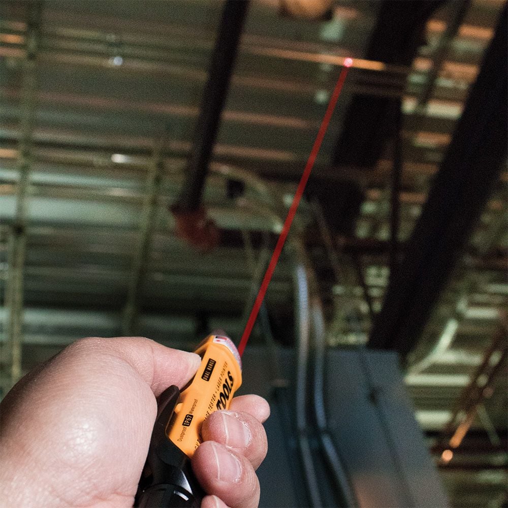 Testeur de tension sans contact 2 pièces avec pointeur laser et ensemble d'outils de test de sortie GFCI