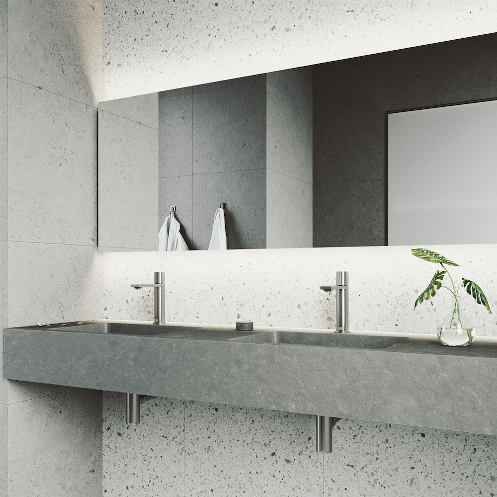 Halsey Single Hole Single-Handle Bathroom Faucet in Brushed Nickel