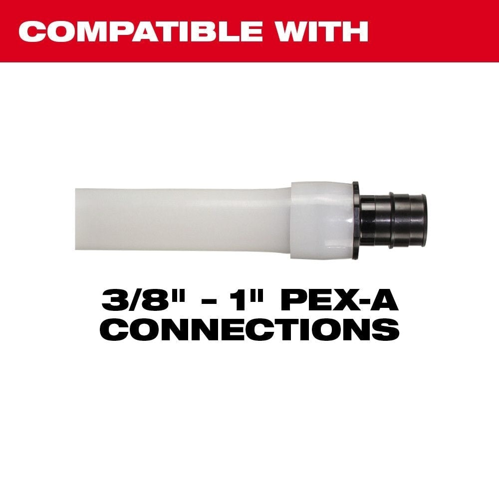3/8 -inch - 1 -inch M12 Fuel Cordless PEX Expansion Tool with 3 Rapid Seal Expansion Heads