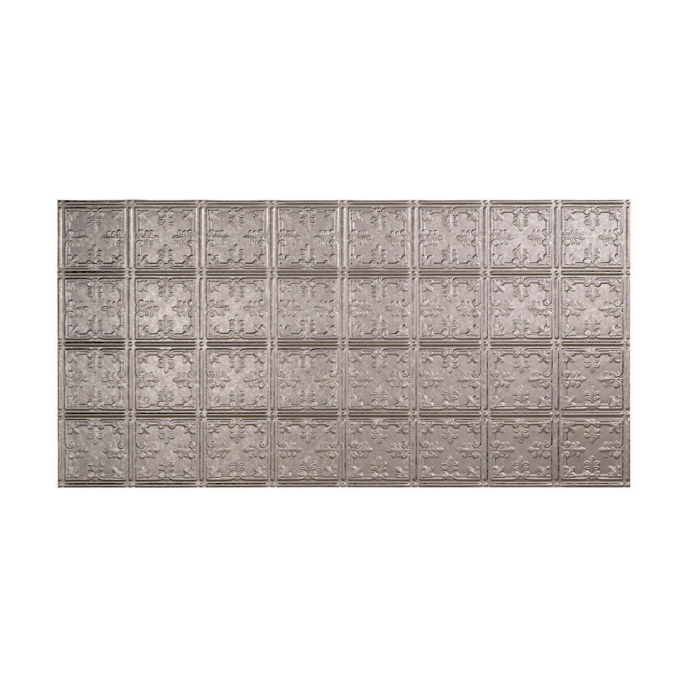 Tuile de plafond à coller traditionnelle 10, 2x4, finition en acier galvanisé, paquet de 5 (40 pieds carrés)