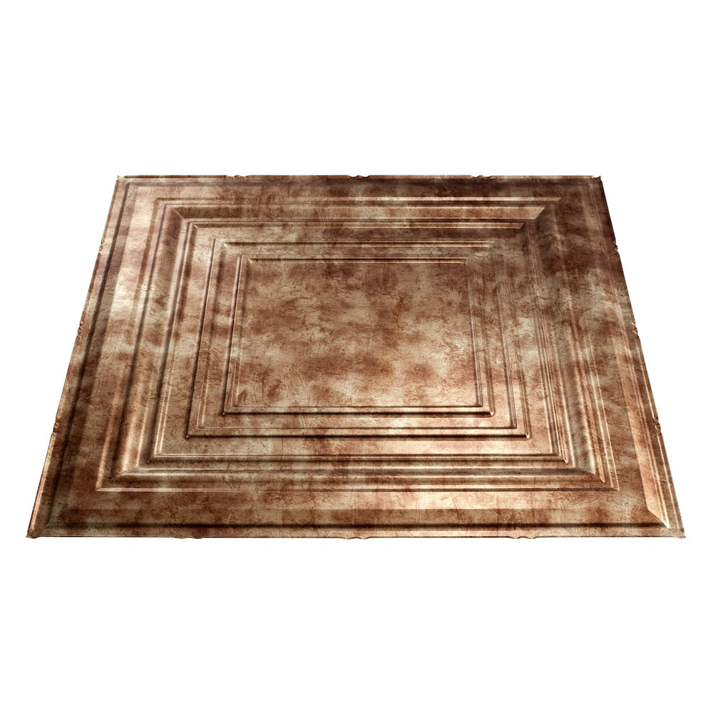 Dalle de plafond traditionnelle 3, 2x2, finition bronze des Bermudes, paquet de 5 (20 pi2)