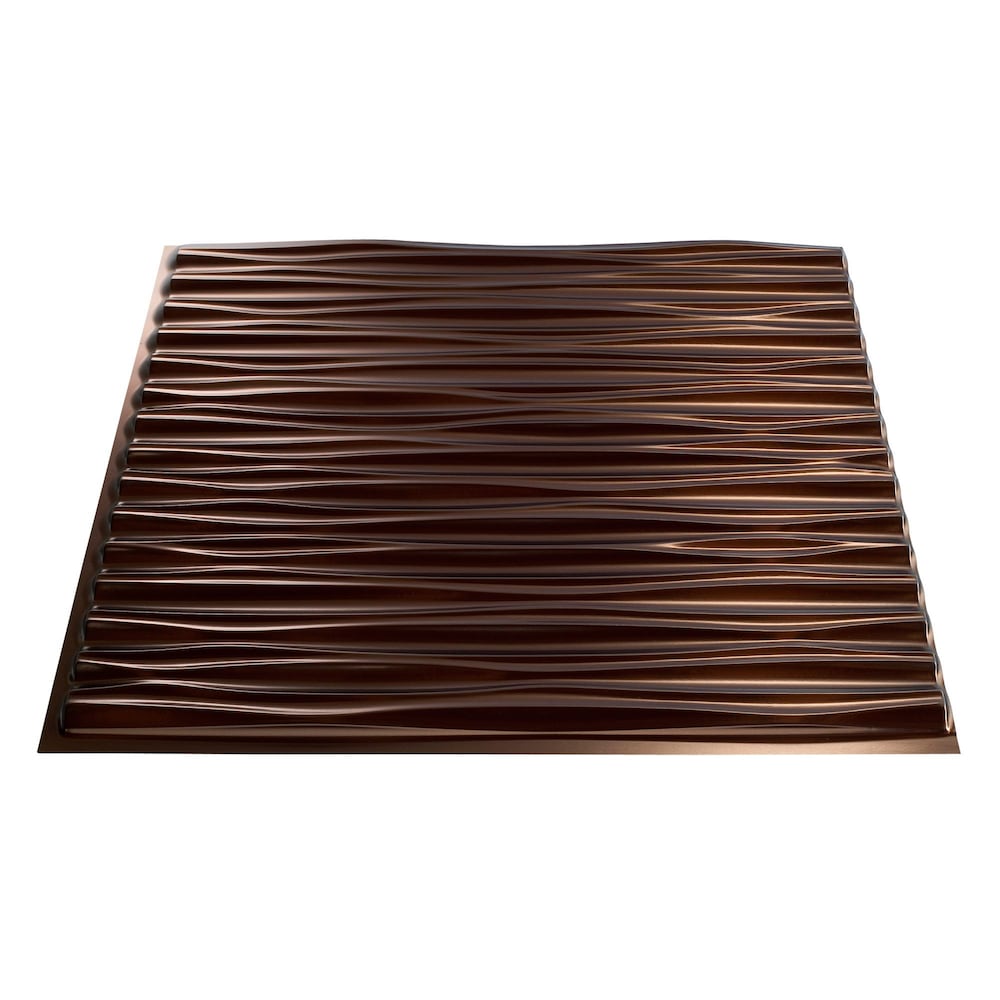 Dunes, dalle de plafond à poser 2x2, finition bronze huilé, paquet de 5 (20 pi2)