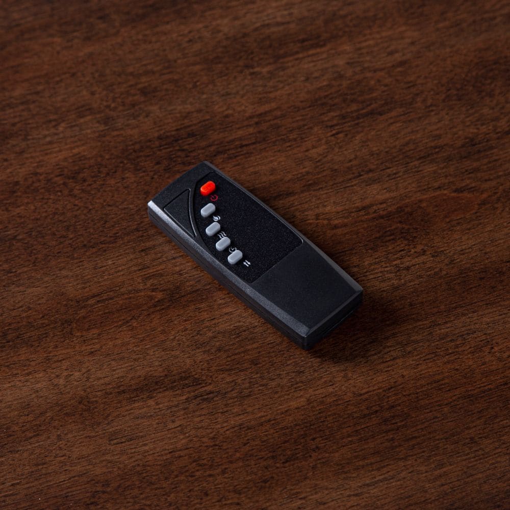 Foyer électrique linéaire infrarouge Brooklyn de 60 po en chêne gris rustique