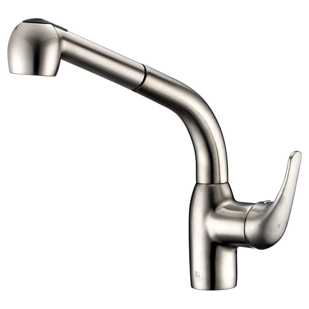 Harbour Single-Handle Pull-Out Sprayer Kitchen Faucet in Brushed Nickel