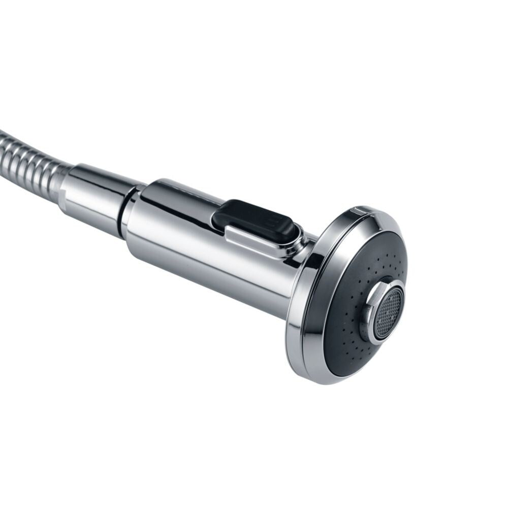 Eclipse Single Handle Pull-Down Sprayer Kitchen Faucet in Polished Chrome