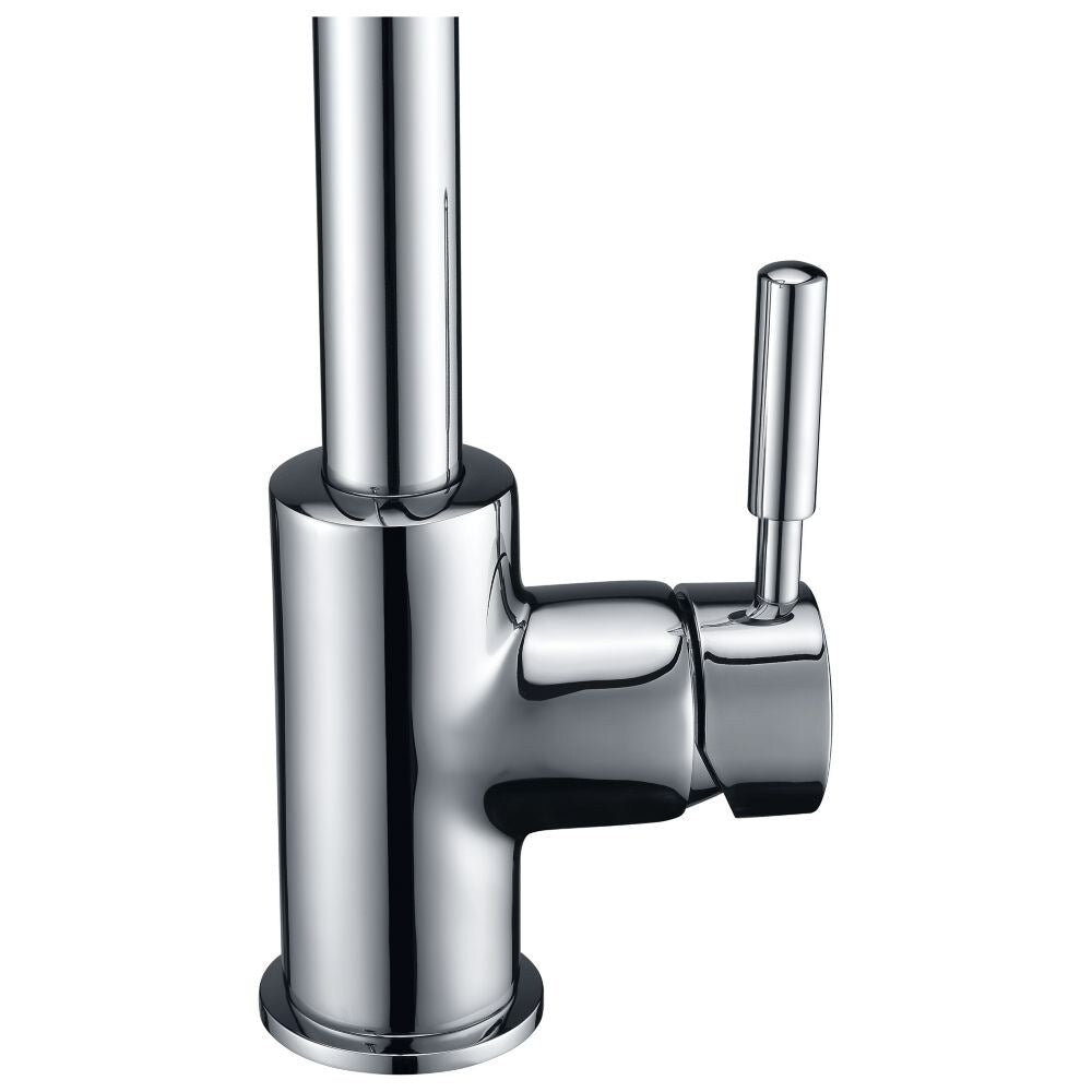 Eclipse Single Handle Pull-Down Sprayer Kitchen Faucet in Polished Chrome