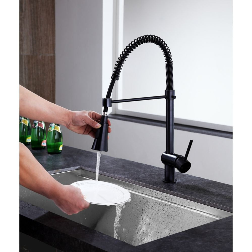 Carriage Single-Handle Standard Kitchen Faucet in Oil Rubbed Bronze