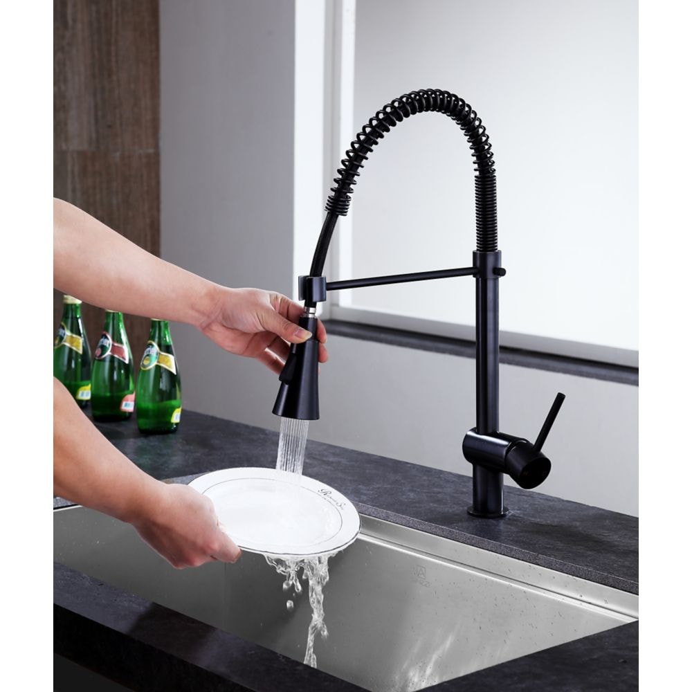 Carriage Single-Handle Standard Kitchen Faucet in Oil Rubbed Bronze