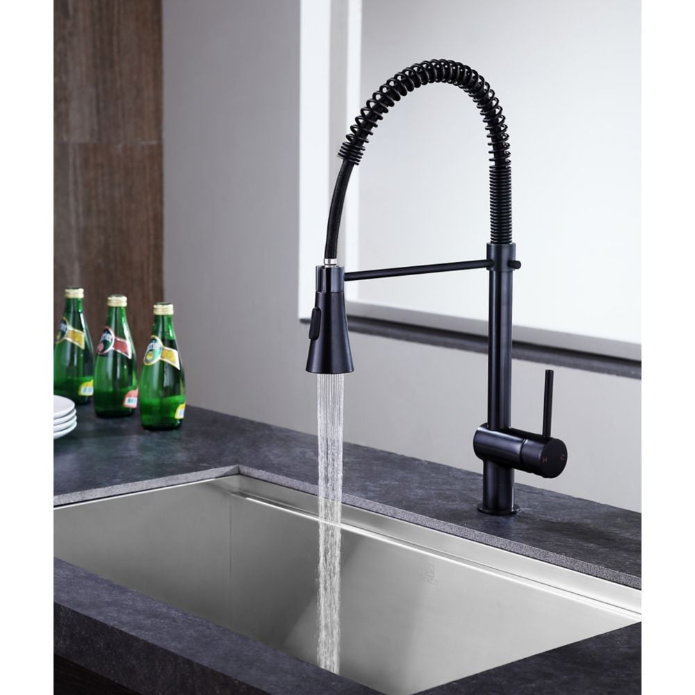 Carriage Single-Handle Standard Kitchen Faucet in Oil Rubbed Bronze