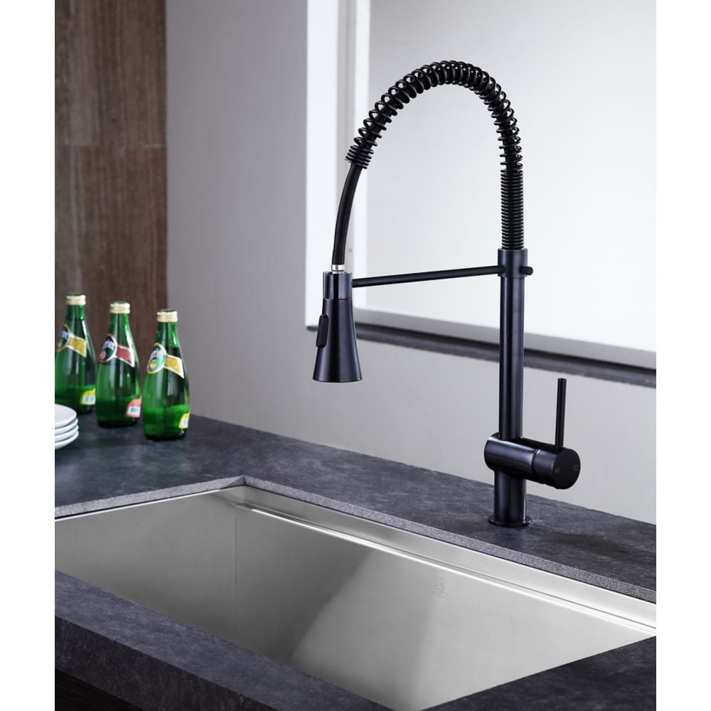 Carriage Single-Handle Standard Kitchen Faucet in Oil Rubbed Bronze