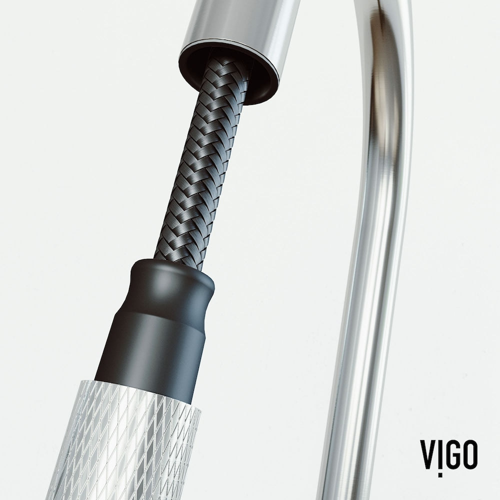 Bristol Single-Handle Pull-Down Sprayer Kitchen Faucet in Stainless Steel