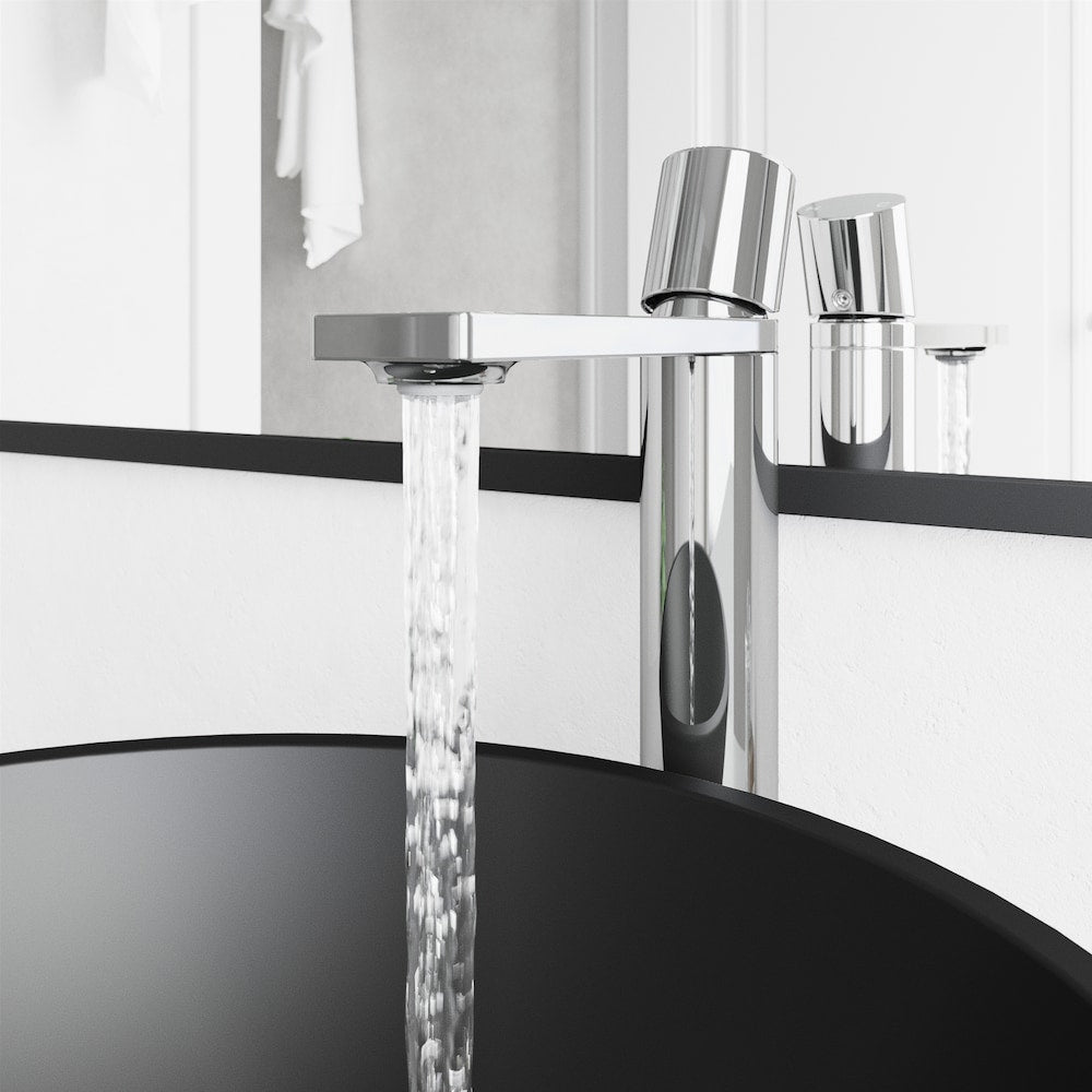 Gotham Single Hole Single-Handle Vessel Bathroom Faucet in Chrome