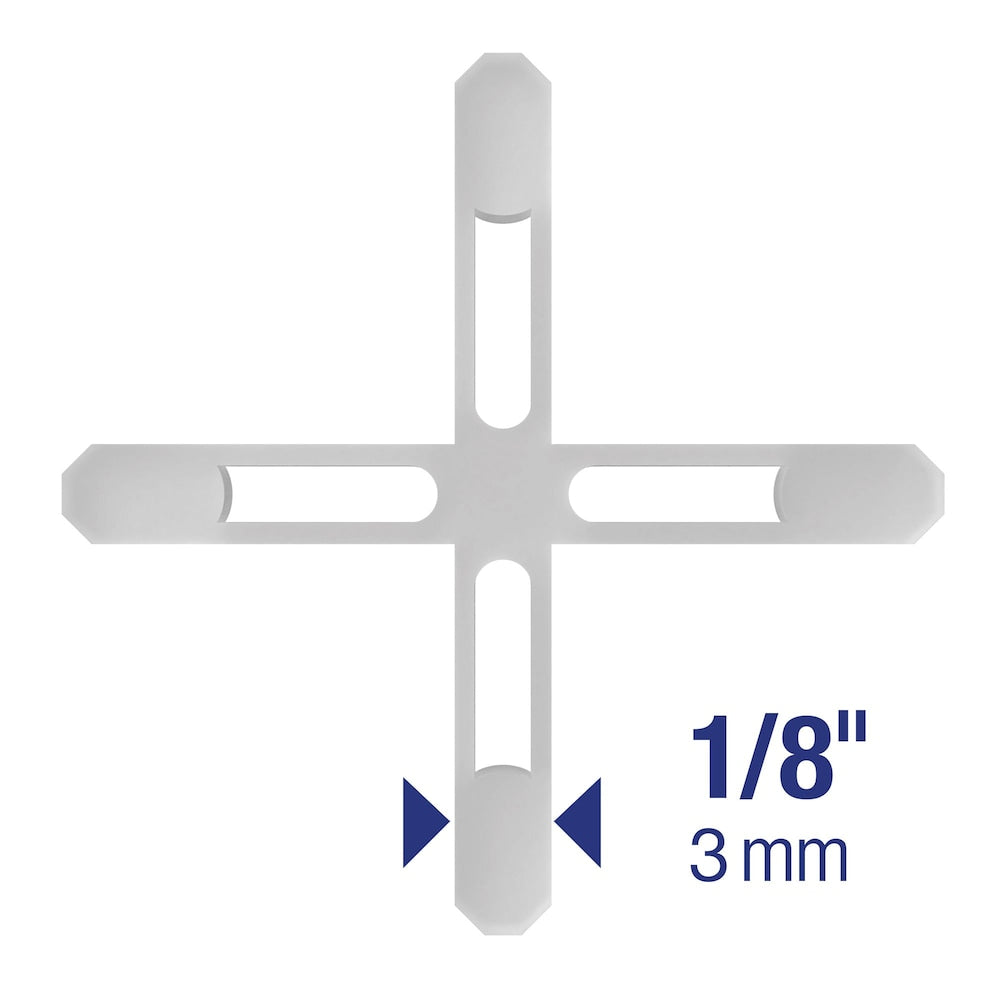 1/8 in. Hard Tile Spacers for Traditional or Leave-In Installation (300 Pack)