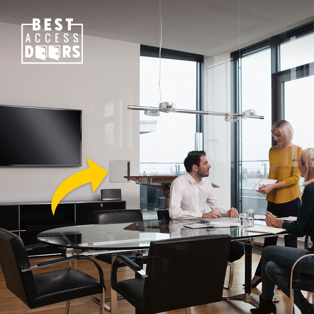 12" x 12" Fire Rated Uninsulated Metal Access Panel with Flange