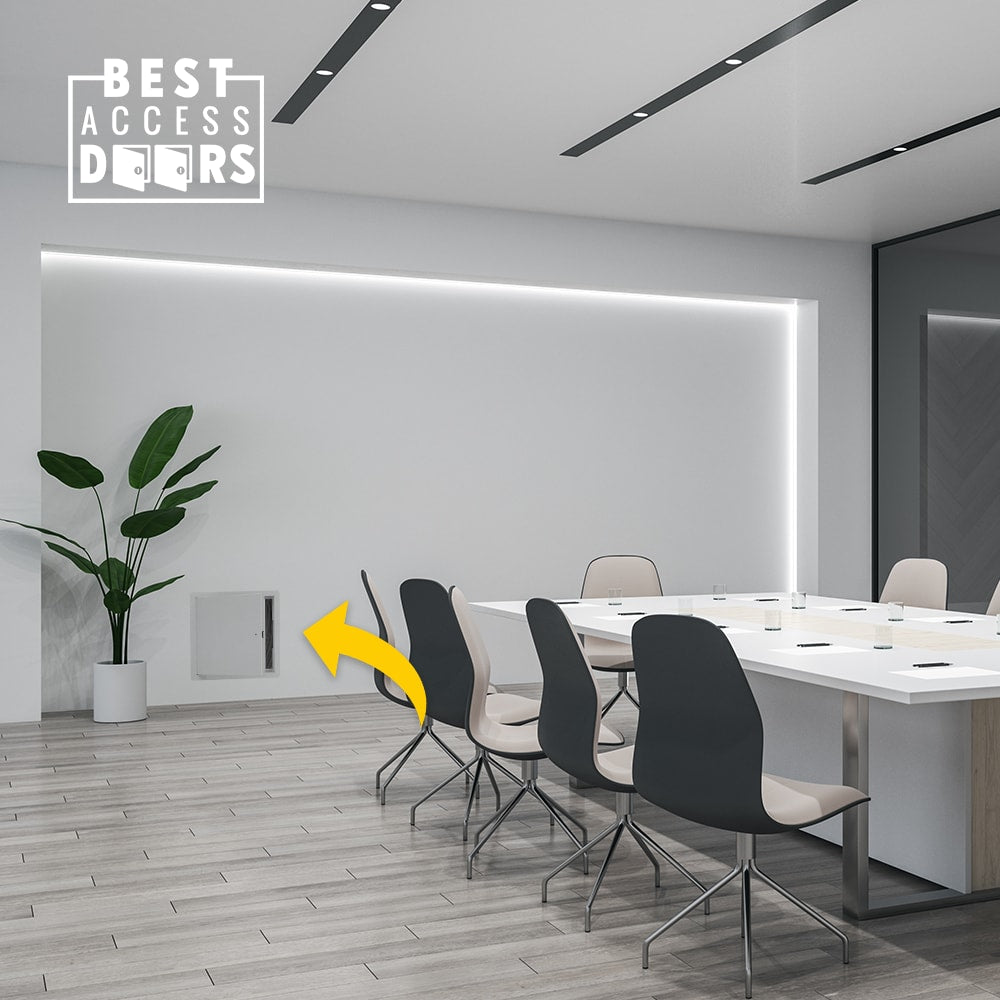 12" x 12" Fire Rated Uninsulated Metal Access Panel with Flange