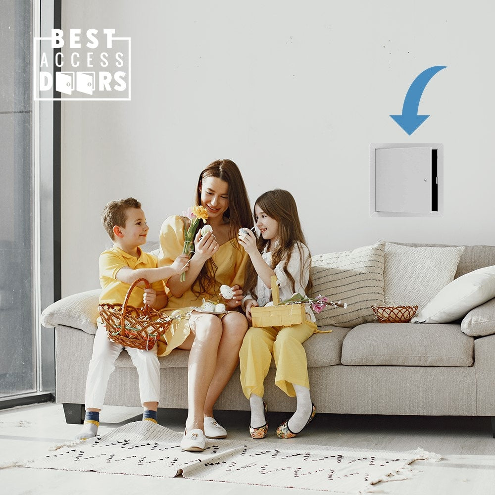 8" x 8" Universal Metal Access Panel with Flange