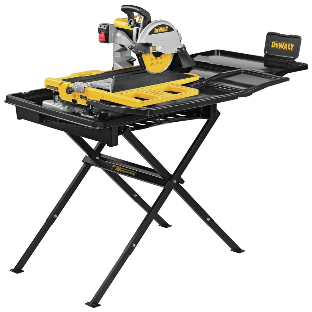 Dewalt 10-Inch High Capacity Wet Tile Saw With Stand