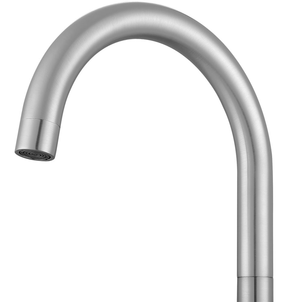 Ava 2-Handle Roman Tub Bathroom Faucet with Shower Hand in Brushed Nickel