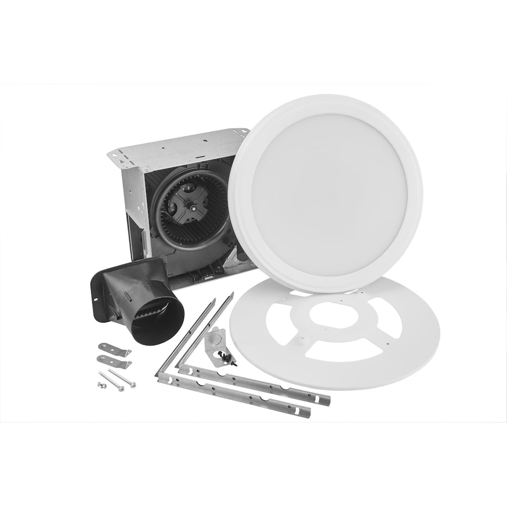 80 CFM 0.8 Sones Decorative Bathroom Fan with LED Light, ENERGY STAR® (for bathrooms up to 75 sq. ft.)