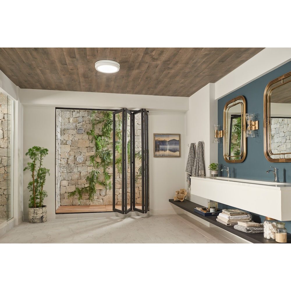 80 CFM 0.8 Sones Decorative Bathroom Fan with LED Light, ENERGY STAR® (for bathrooms up to 75 sq. ft.)